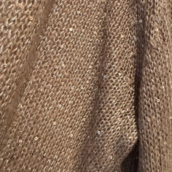 Ellos Gold Long Knit Cardigan - Picture 2 of 4